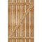Ekena Millwork Spaced Board-n-Batten Shutters w/Z-Bar, Rough Sawn Western Red Cedar, 34 3/4W x 56H, PR RBS06Z35X056RWR - alternate 4